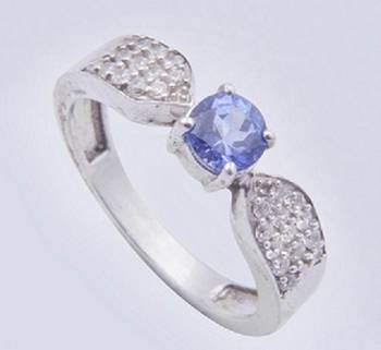 Silver Tanzanite Rings 1
