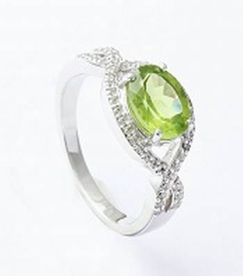 Silver Peridot   Rings 1