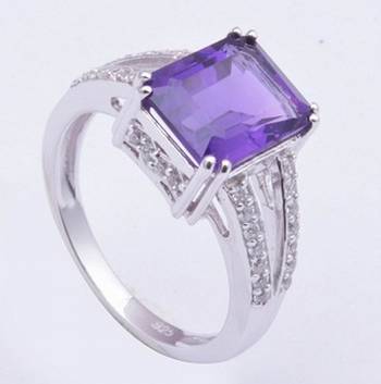 Silver Amethyst   Rings 1