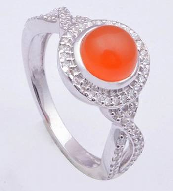 Silver Carnelian Rings 1