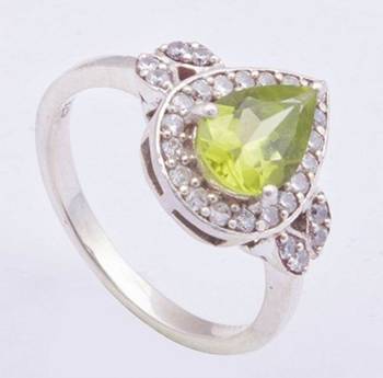 Silver Peridot   Rings 1