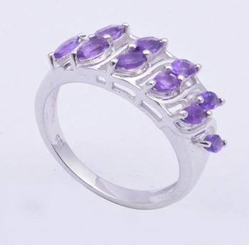 Silver Amethyst   Rings 1