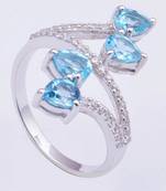 Silver Topaz   Rings