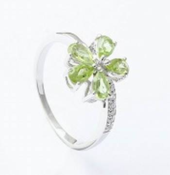 Sterling Silver Peridot   Rings 1