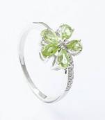 Sterling Silver Peridot   Rings