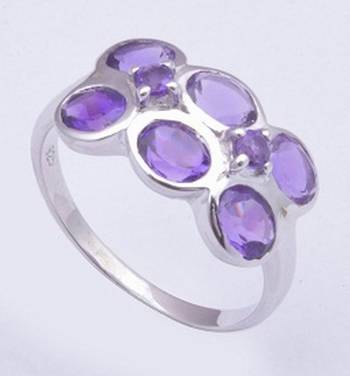 Silver Amethyst   Rings 1