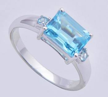 Silver Topaz   Rings 1