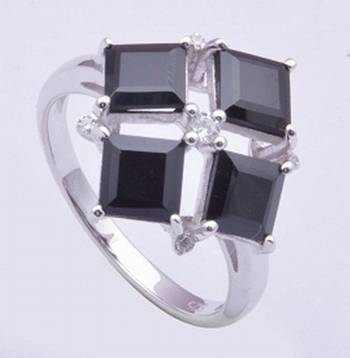 Silver Spinel Rings 1