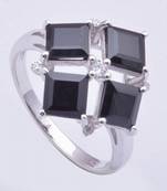 Silver Spinel Rings