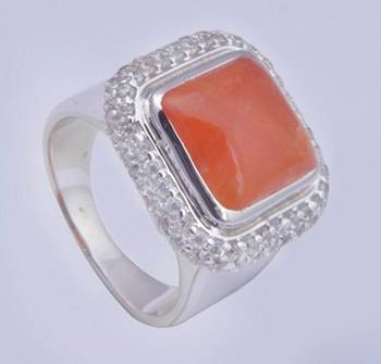 Silver Carnelian Rings 1