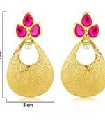 High Gold Multi Metal Earring