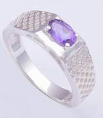 Silver Amethyst   Rings