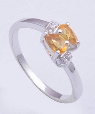 Silver Citrine Rings 1