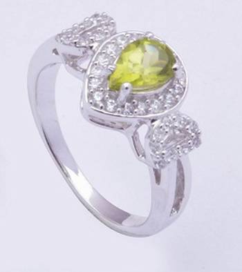 Silver Peridot   Rings 1