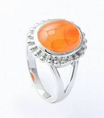 Silver Carnelian Rings 1