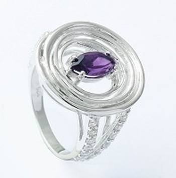 Silver Amethyst   Rings 1