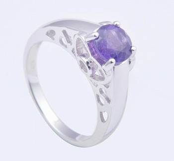 Silver Amethyst   Rings 1