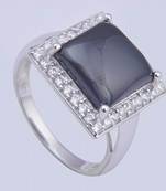 Silver Spinel Rings