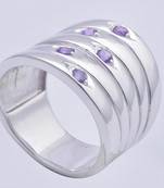 Silver Amethyst   Rings
