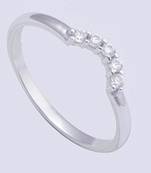 Silver Cubic Zirconia Rings