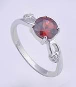 Silver Rings With Garnet Gemstone Rings
