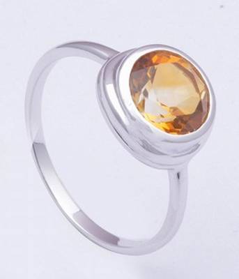 Sterling Silver Citrine Rings 1