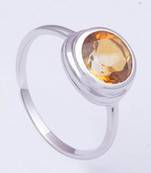 Sterling Silver Citrine Rings