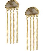 Golden Earrings with Smokey