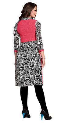 Multicolor Georgette Printed Stitched Kurti 3