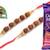 Multicolour different stone beads and metallic casting rakhi with chocolates