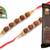 Multicolour different stone beads and metallic casting rakhi with chocolates
