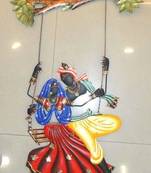 Diwali deocorations Radha Krishna Under Jhula