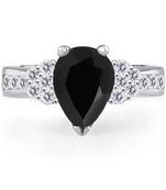 Silver Cubic Zirconia Rings