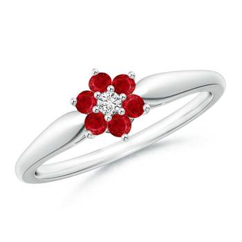 Silver Cubic Zirconia Rings 1