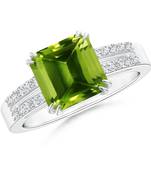 Silver Cubic Zirconia Rings