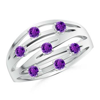 Silver Cubic Zirconia Rings 1