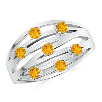 Silver Cubic Zirconia Rings 1