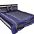 Amazing Blue Embroidery Bed Cover Set