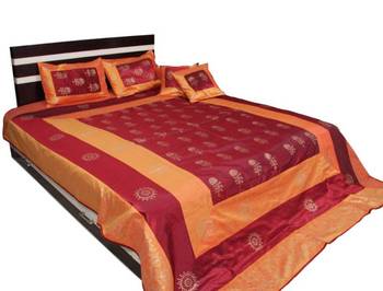 Amazing Gold Print Bed Cover Set 1