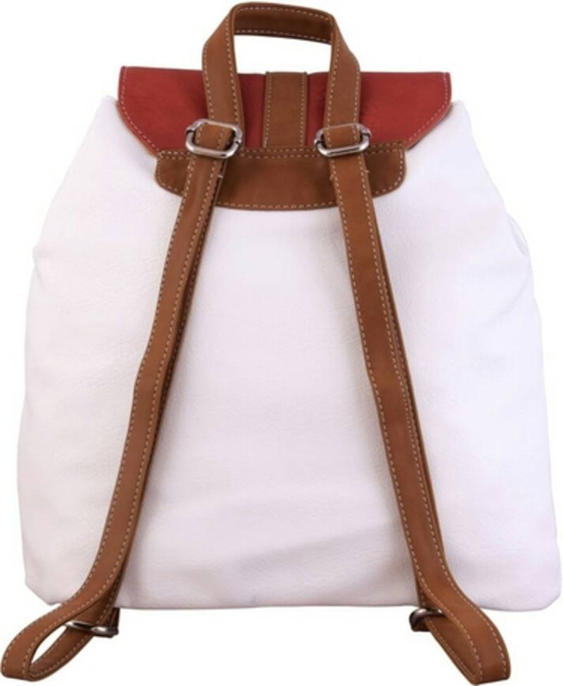 White canvas plain backpacks Ayeshu 1229506