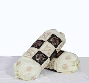 black & white bolster pair set 1