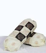 black & white bolster pair set