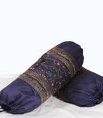 embroidery bolster pair set