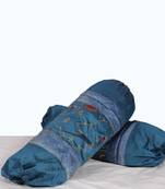 Aqua Color Bolster pair set