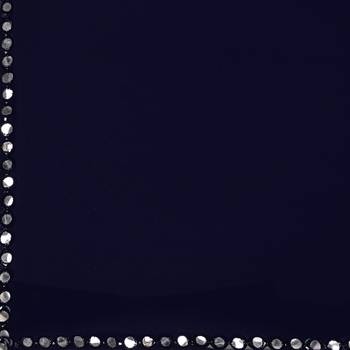 Navy_Blue Plain Georgette Saree With Blouse 3
