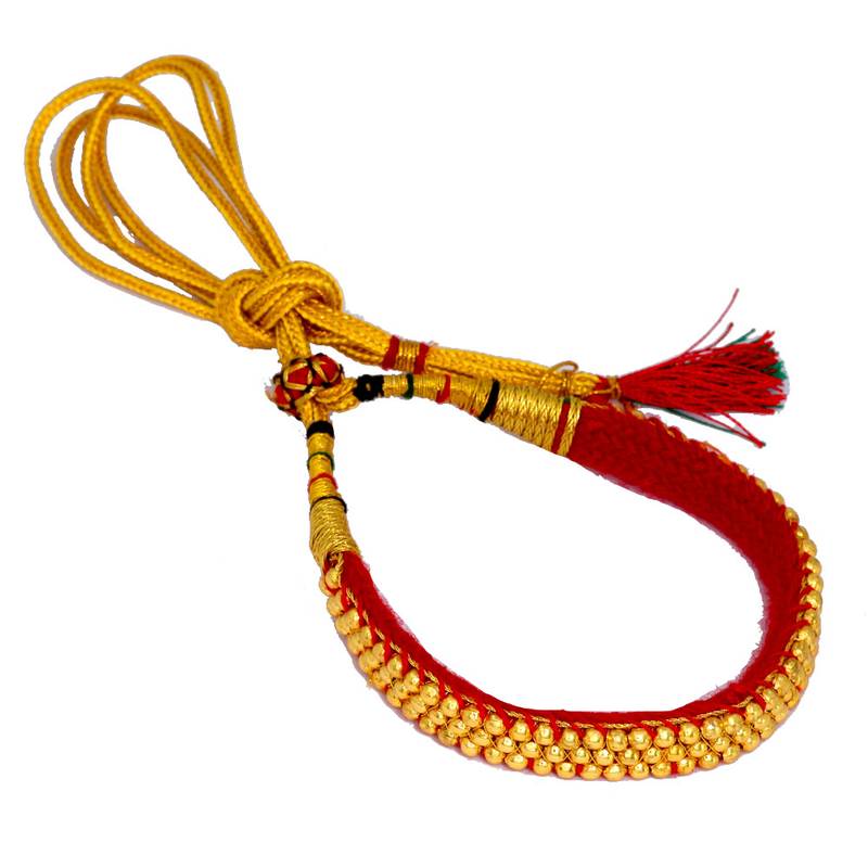 Tribal Look Rajasthani TraditionalGolden Beaded Fashion Necklace Set