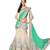 Green net embroidery unstitched ghagra choli