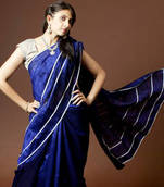 Silver Lining Tusser Saree