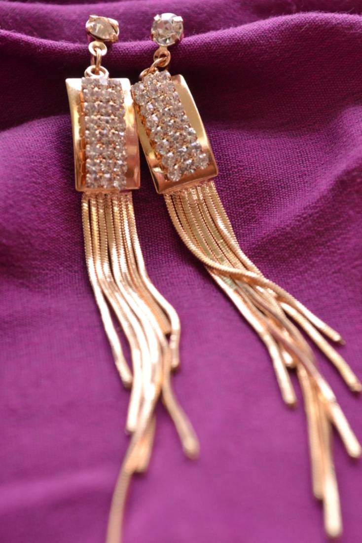 Long Tinkling Pretty Earrings