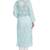 Ada Blue Faux Georgette Embroidered Lucknow Chikankari Kurti